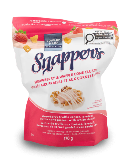 snappers starwbrry waffle cone
